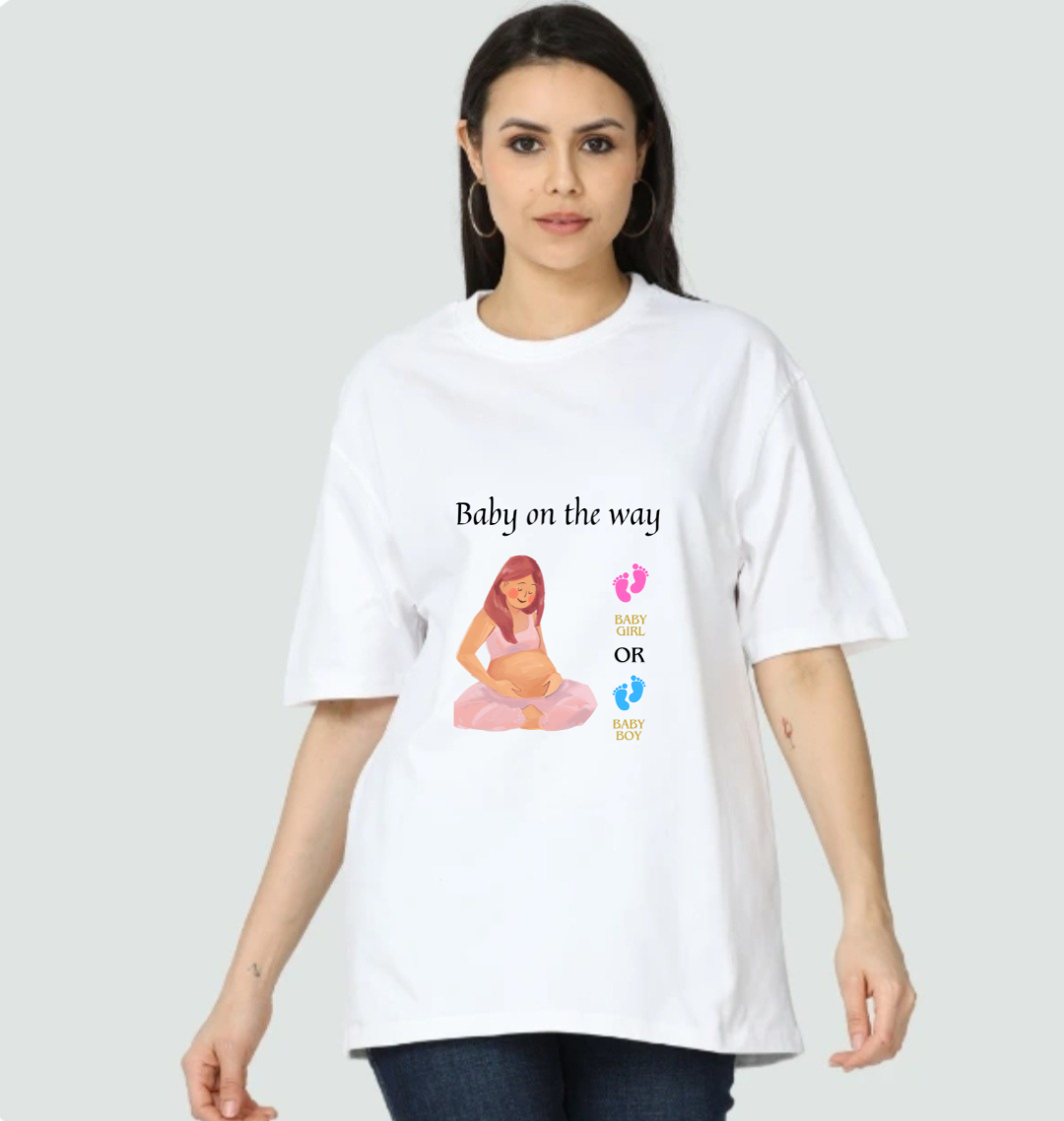 Baby on the Way Pregnancy Announcement Tshirt